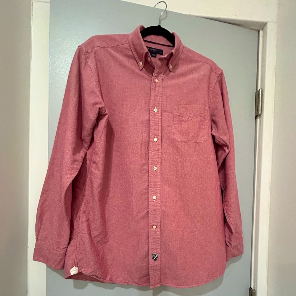 Cremieux Classic Pink Medium Button Down Shirt - Picture 1 of 3